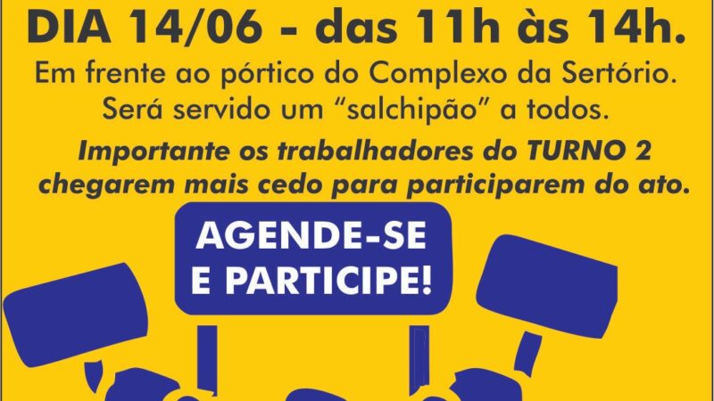 Atividade contra o fechamento do ambulatório da Sertório