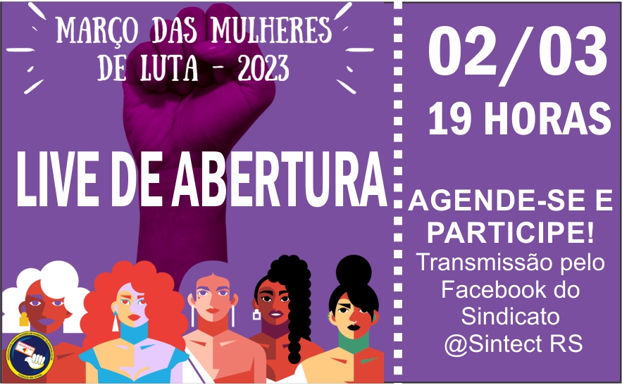 Participe das atividades do “Março das Mulheres de Luta” do Sindicato