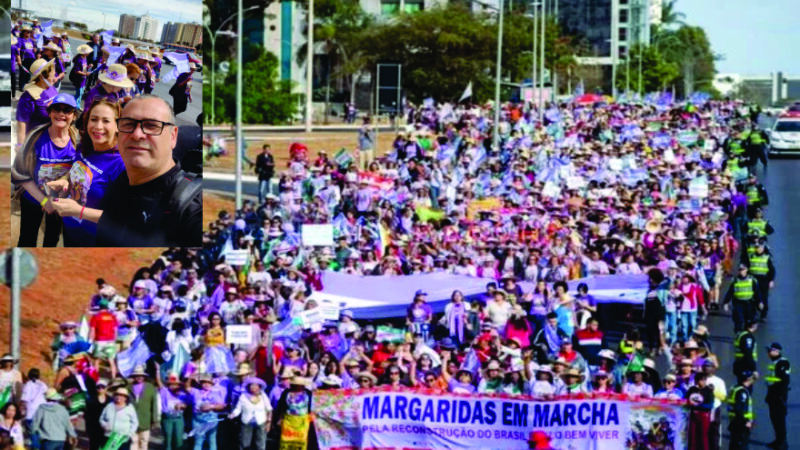 SINTECT-RS representado na Marcha das Margaridas