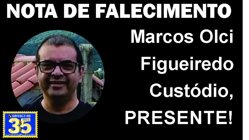 Nota de Falecimento – Marcos Olci Figueiredo Custódio