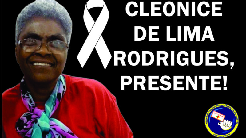 Nota de Pesar: Cleonice de Lima Rodrigues