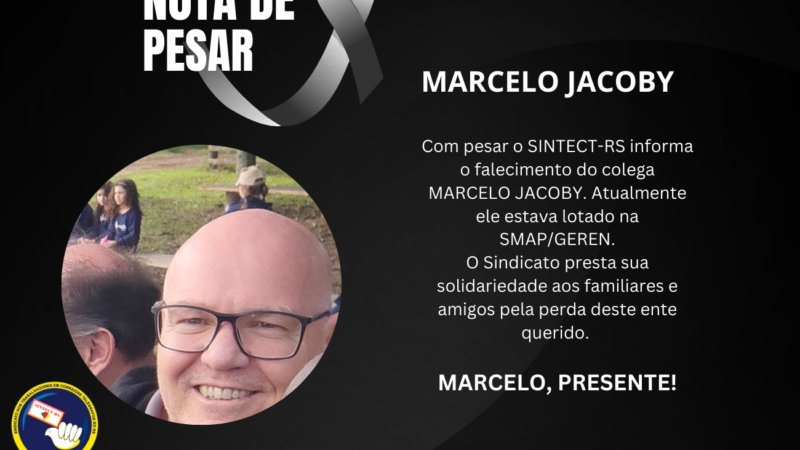 Nota de Pesar: Marcelo Jacoby