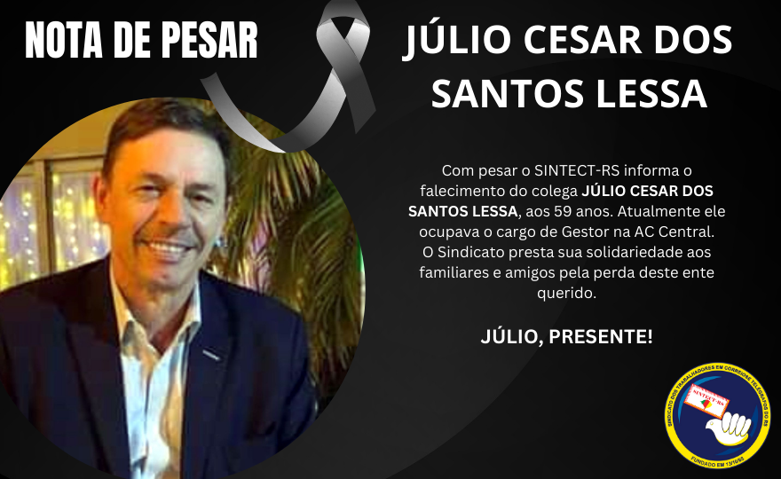 NOTA DE PESAR: Júlio Cesar dos Santos Lessa