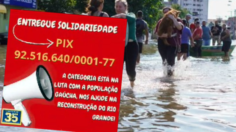 Campanha de solidariedade aos colegas ecetistas do RS