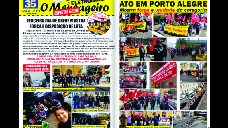 Nossa greve continua firme e forte!