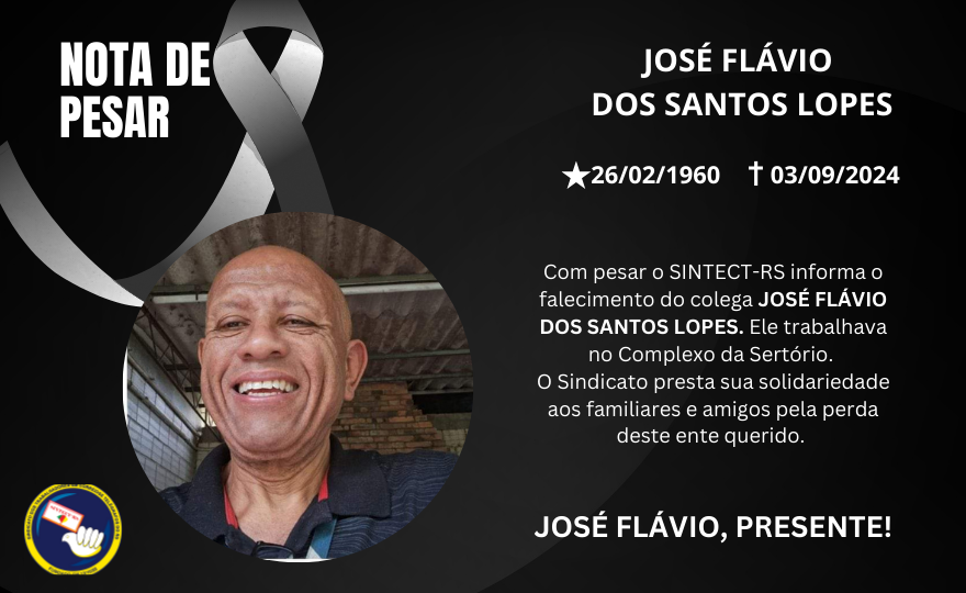 Nota de Pesar: José Flávio dos Santos Lopes