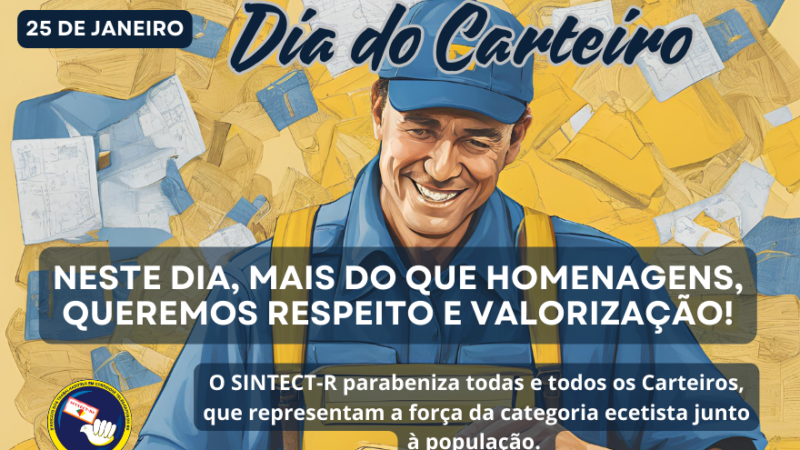 Parabéns a todos os carteiros e carteiras pelo seu dia!