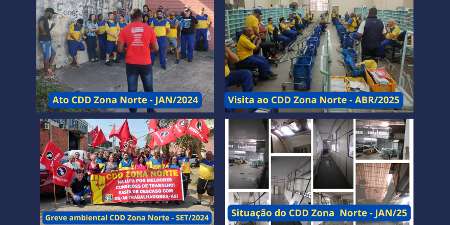 CDD ZONA NORTE: agora é greve