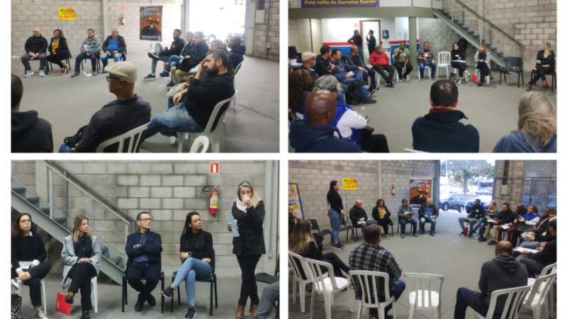 Trabalhadores/as do Turno 3 do CTCE debatem com jurídico do Sindicato