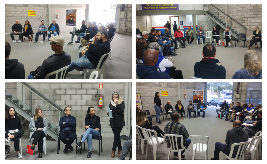Trabalhadores/as do Turno 3 do CTCE debatem com jurídico do Sindicato