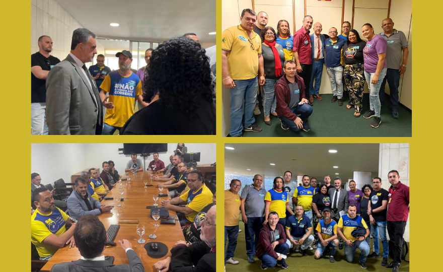 Comando dos trabalhadores do Correios atua em Brasília para enfrentar crise e defender a estatal