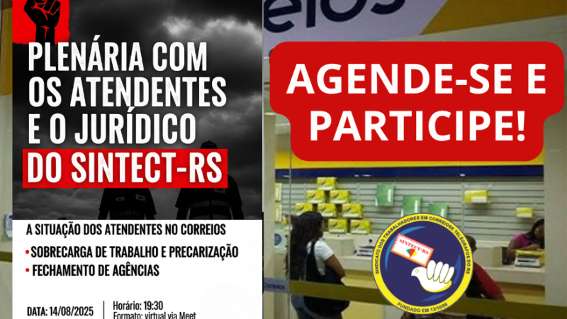 ATENÇÃO, ATENDENTES DO CORREIOS!