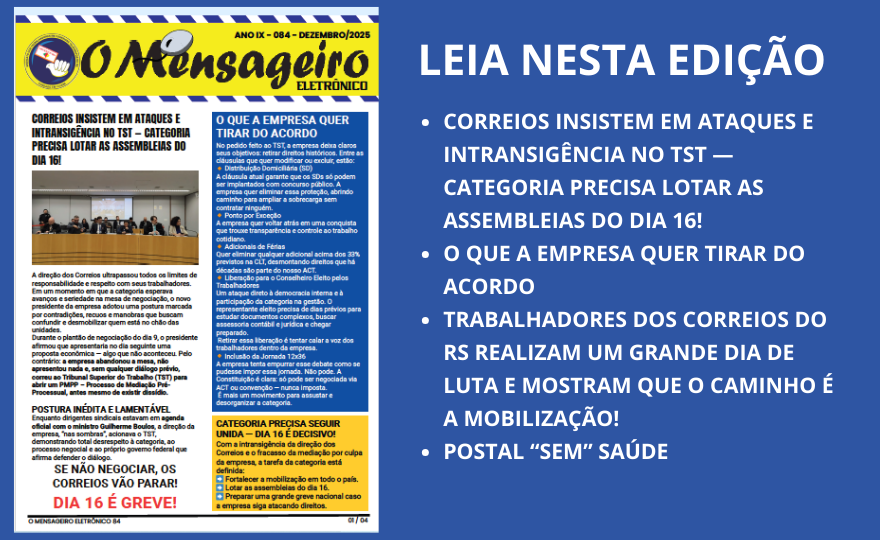 MENSAGEIRO EXPRESSO 84