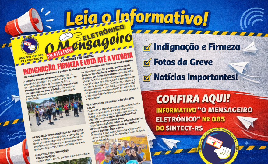 📢 MENSAGEIRO ELETRÔNICO 85