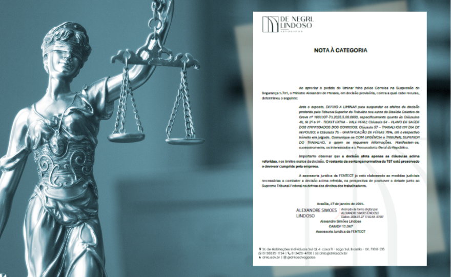 NOTA DE ESCLARECIMENTO SOBRE A DECISÃO DO STF