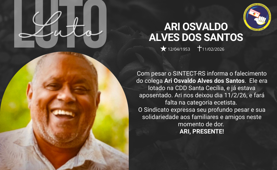 NOTA DE PESAR: ARI OSVALDO ALVES DOS SANTOS