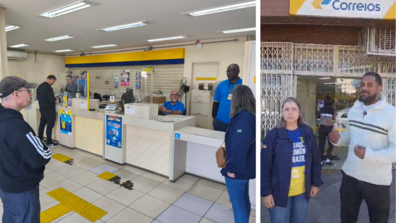 FECHAMENTO À FORÇA: CORREIOS DO RS SILENCIAM E ABANDONAM TRABALHADORES E A POPULAÇÃO
