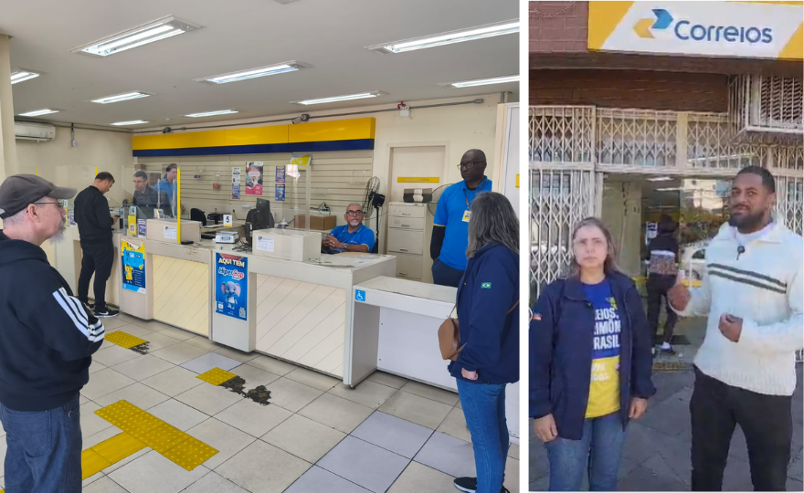 FECHAMENTO À FORÇA: CORREIOS DO RS SILENCIAM E ABANDONAM TRABALHADORES E A POPULAÇÃO