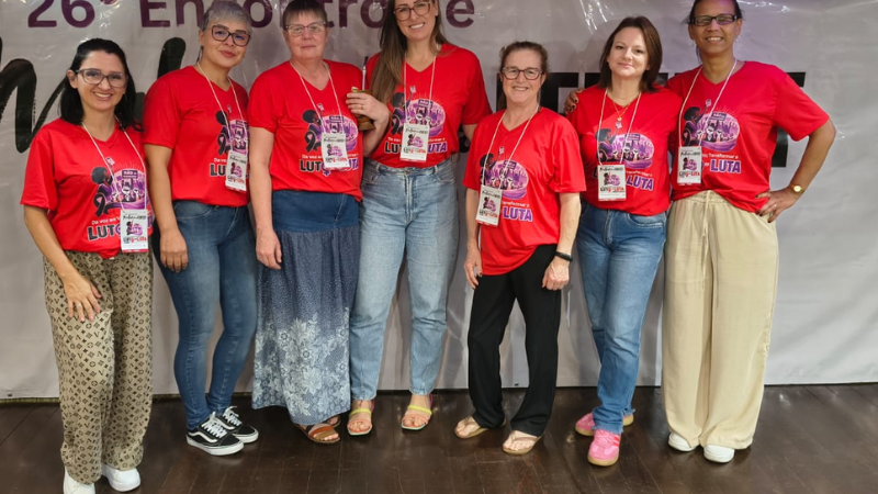 SINTECT-RS REPRESENTADO NO 26º ENCONTRO DE MULHERES E 38º CONREP