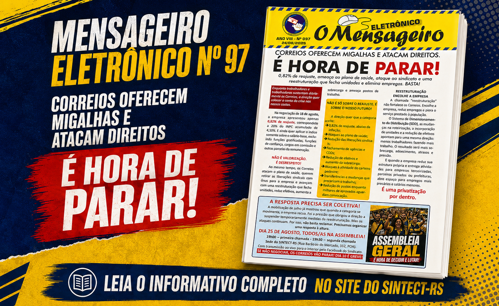 MENSAGEIRO ELETRÔNICO 97 JÁ ESTÁ NO AR!
