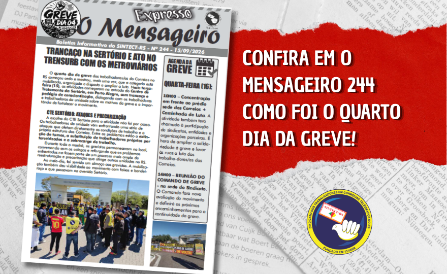 MENSAGEIRO EXPRESSO 244 – TRANCAÇO NA SETÓRIO!