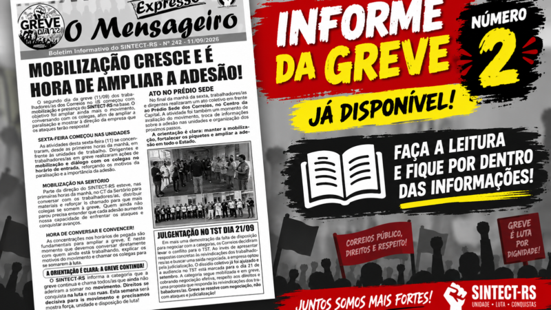 O MENSAGEIRO EXPRESSO 02 – HORA DE AMPLIAR A ADESÃO!