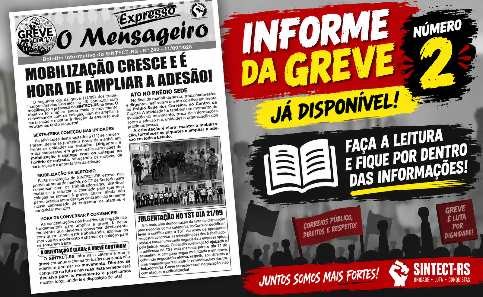 O MENSAGEIRO EXPRESSO 02 – HORA DE AMPLIAR A ADESÃO!